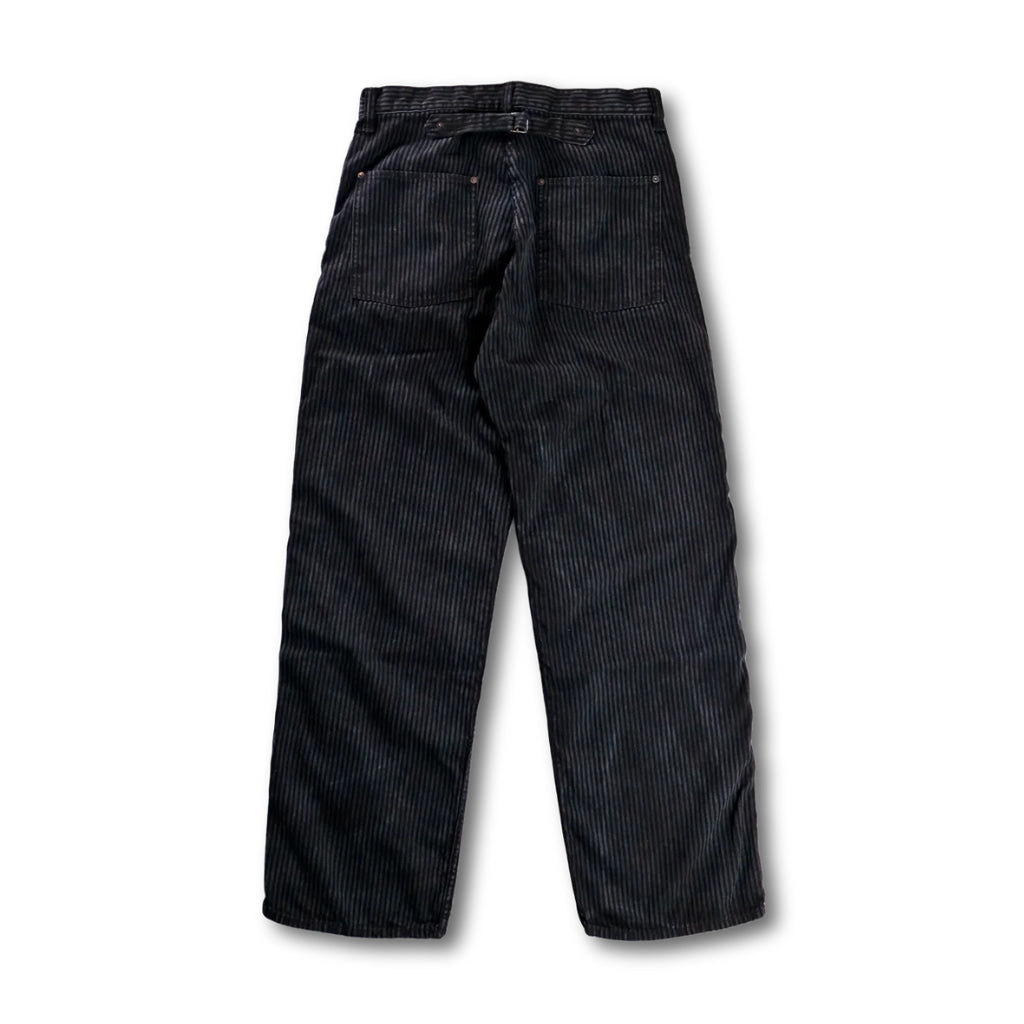 Fullcount Black Hickory Stripe Work Pants