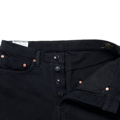 [Pre-Order] Studio D'Artisan "Kurozome" Selvedge Sashiko Pants (Slim Straight)