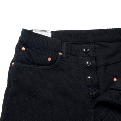 [Pre-Order] Studio D'Artisan "Kurozome" Selvedge Sashiko Pants (Slim Straight)