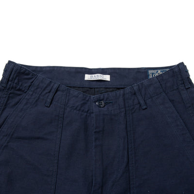 Studio D'Artisan Indigo Dyed Baker Pants