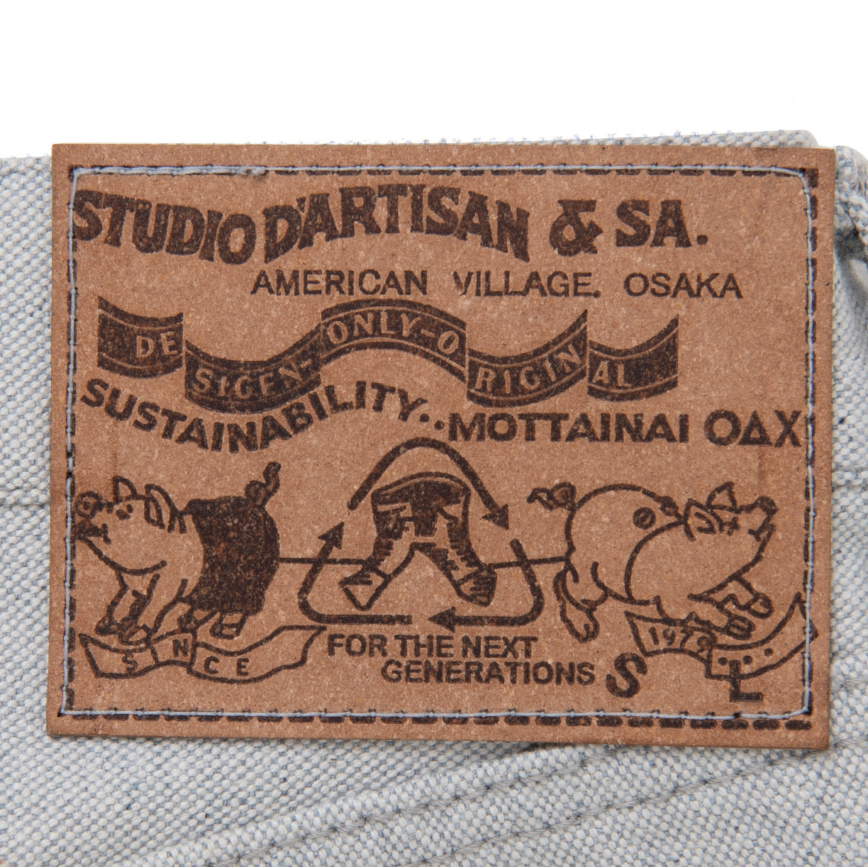 Studio D'Artisan "Upcycle" Duck Canvas Pants (Regular Straight)