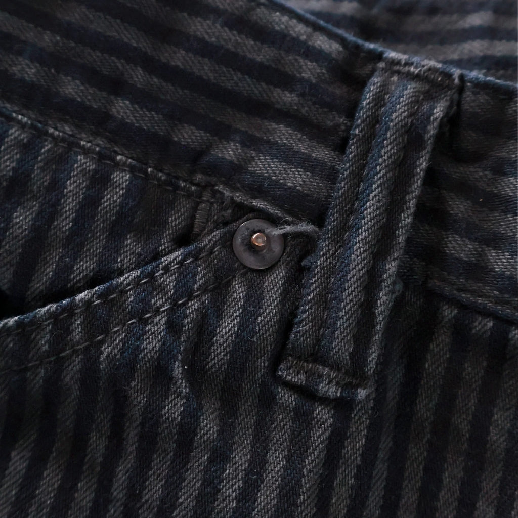 Fullcount Black Hickory Stripe Work Pants