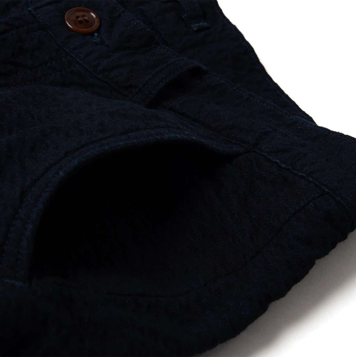 Studio D’Artisan Indigo Dobby Shorts