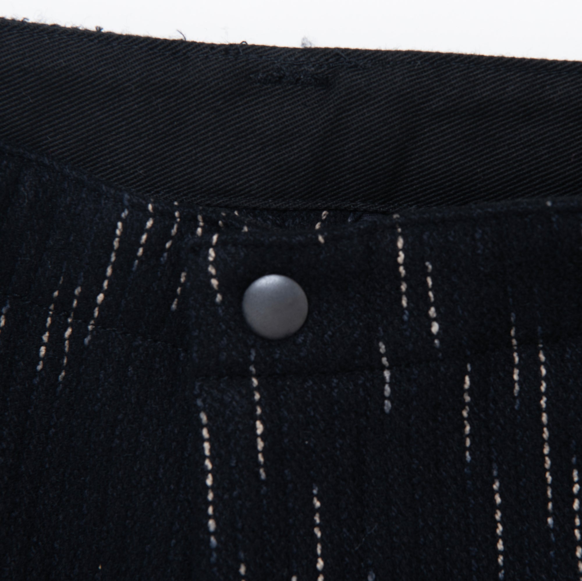 Studio D'Artisan Black Kasuri Dyed Beach Cloth Pants (Wide Straight)