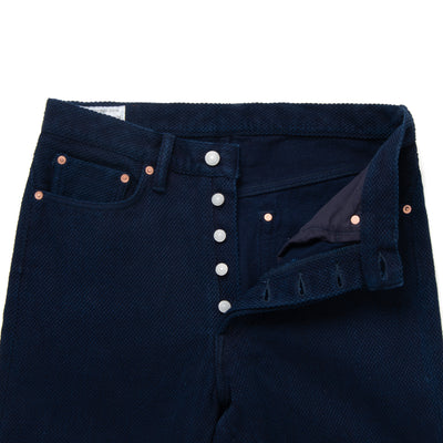 Studio D'Artisan "Kasezome" Indigo Sashiko Selvedge Pants (Regular Straight) - Okayama Denim