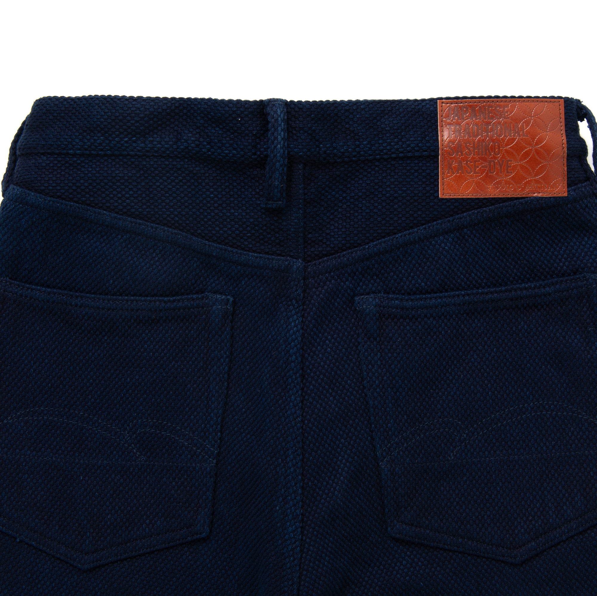 Studio D'Artisan "Kasezome" Indigo Sashiko Selvedge Pants (Regular Straight) - Okayama Denim
