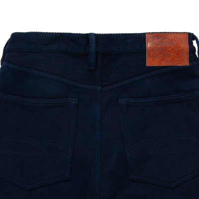Studio D'Artisan "Kasezome" Indigo Sashiko Selvedge Pants (Regular Straight) - Okayama Denim