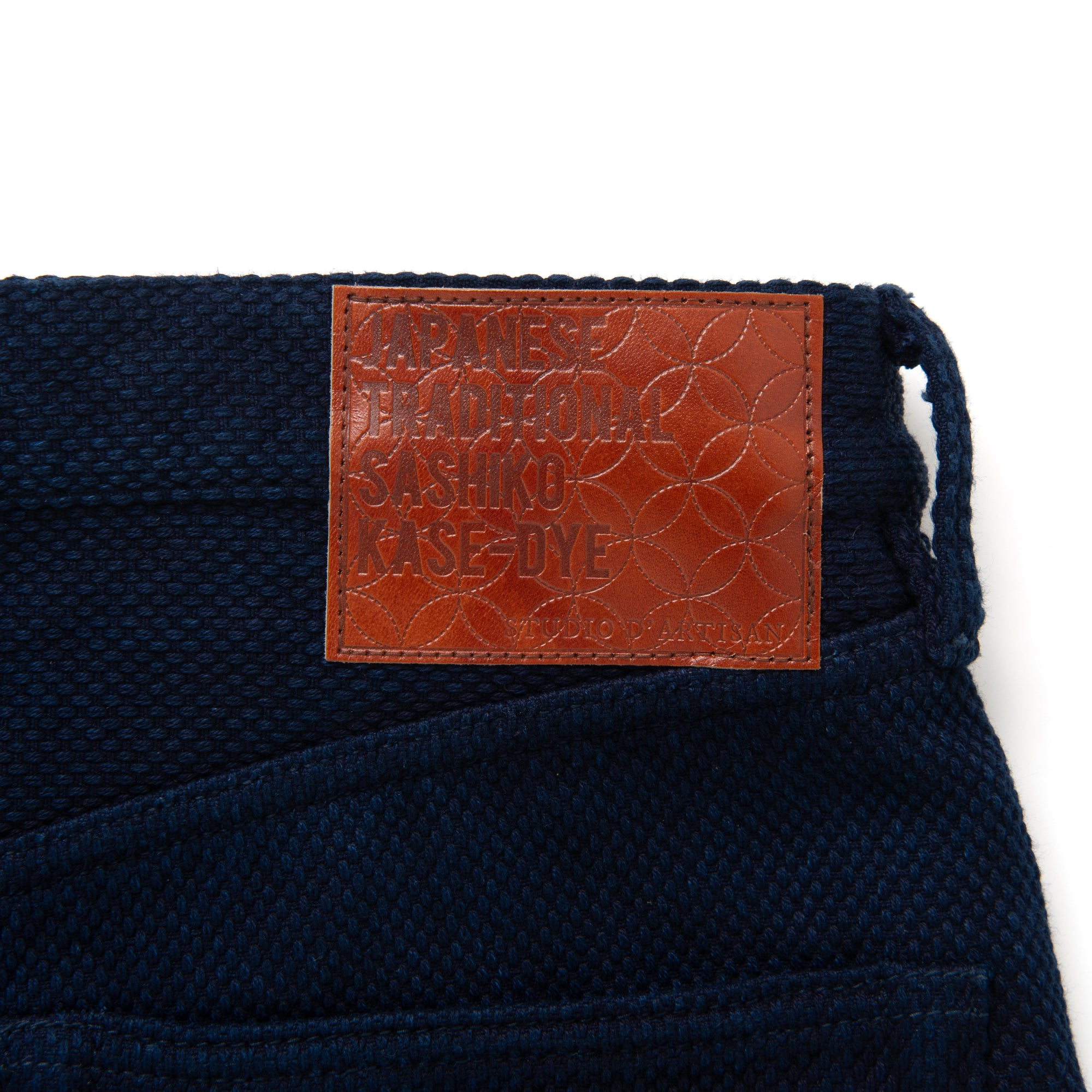 Studio D'Artisan "Kasezome" Indigo Sashiko Selvedge Pants (Regular Straight) - Okayama Denim