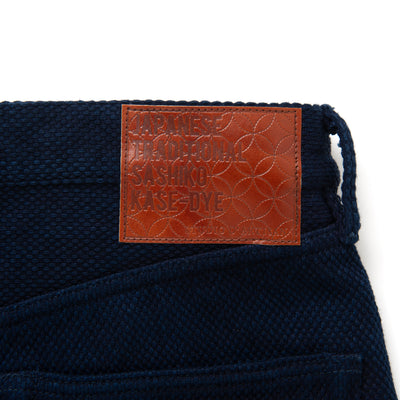 Studio D'Artisan "Kasezome" Indigo Sashiko Selvedge Pants (Regular Straight) - Okayama Denim