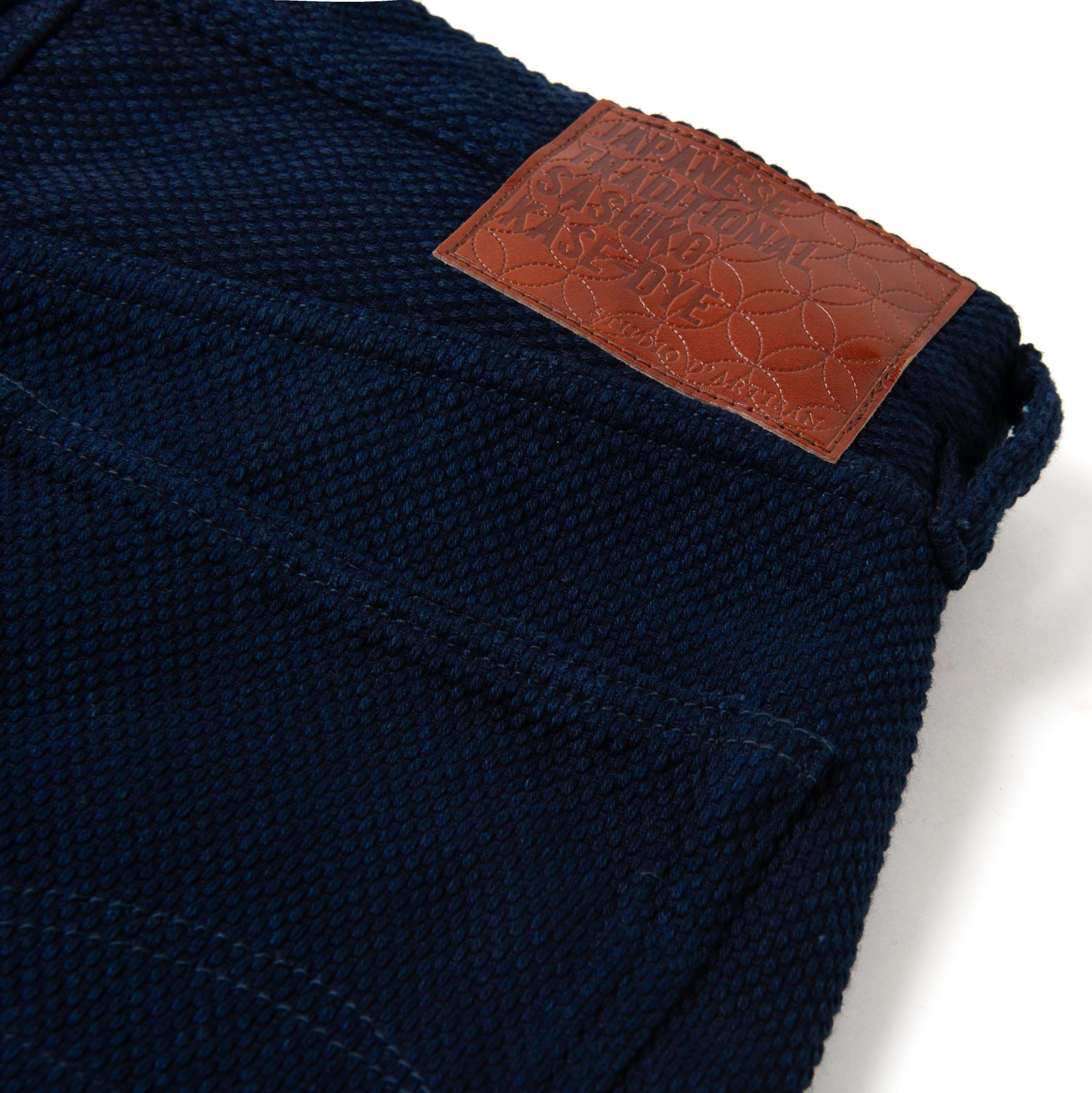 Studio D'Artisan "Kasezome" Indigo Sashiko Selvedge Pants (Regular Straight) - Okayama Denim