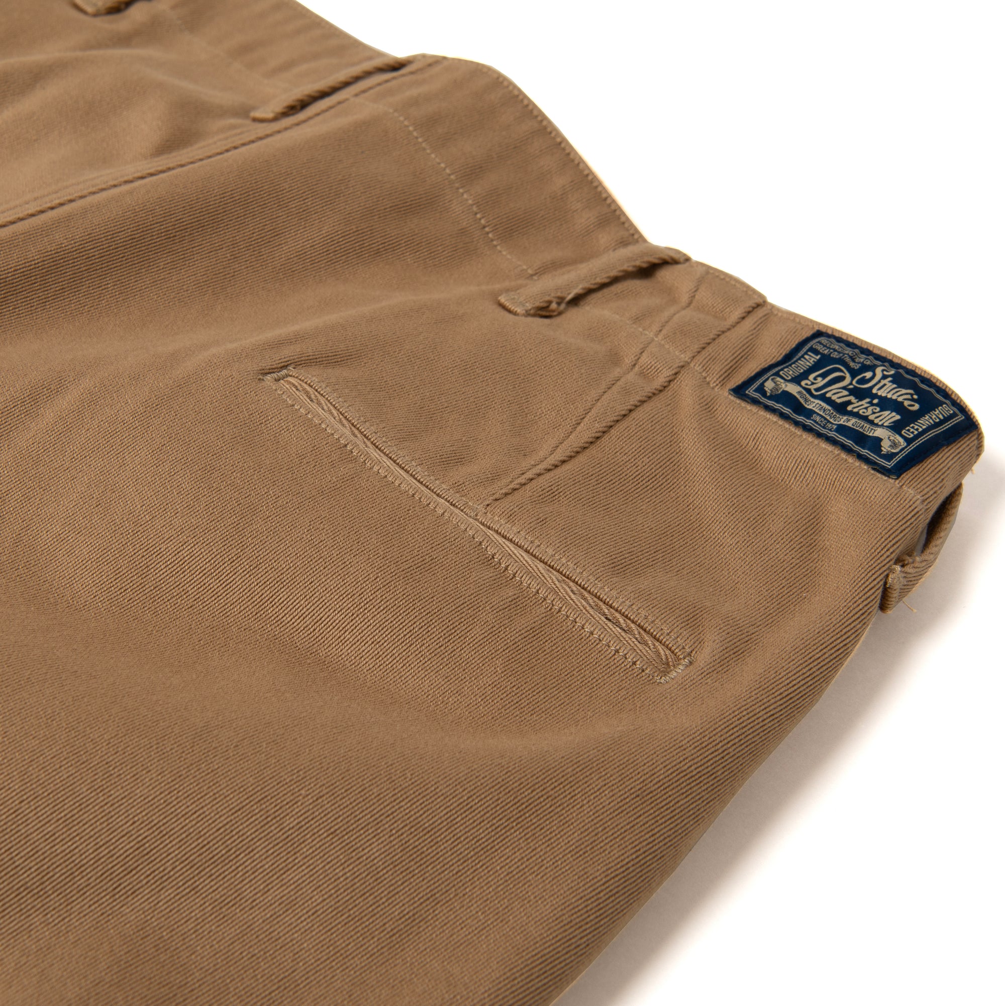 Studio D'Artisan 41 Khaki Chino Pants (Beige)