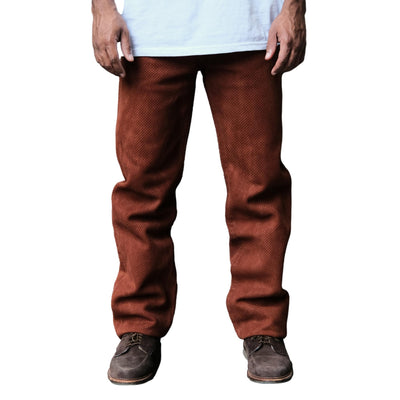 Studio D'Artisan "Amami Dorozome" Sashiko Pants (Brown)