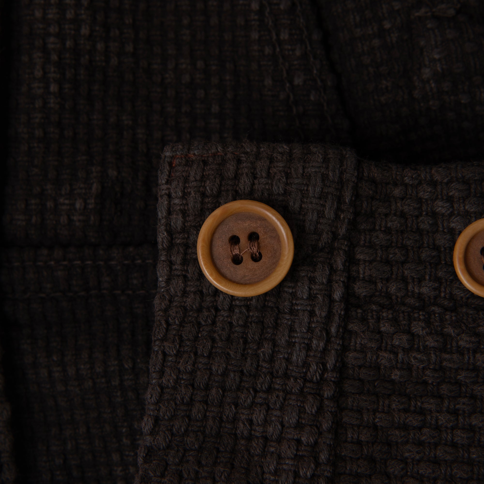 Studio D'Artisan "Amami Dorozome" Sashiko Pants (Dark Brown)
