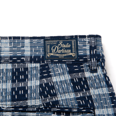 Studio D'Artisan "Indigo Noragi Sashiko" Shorts