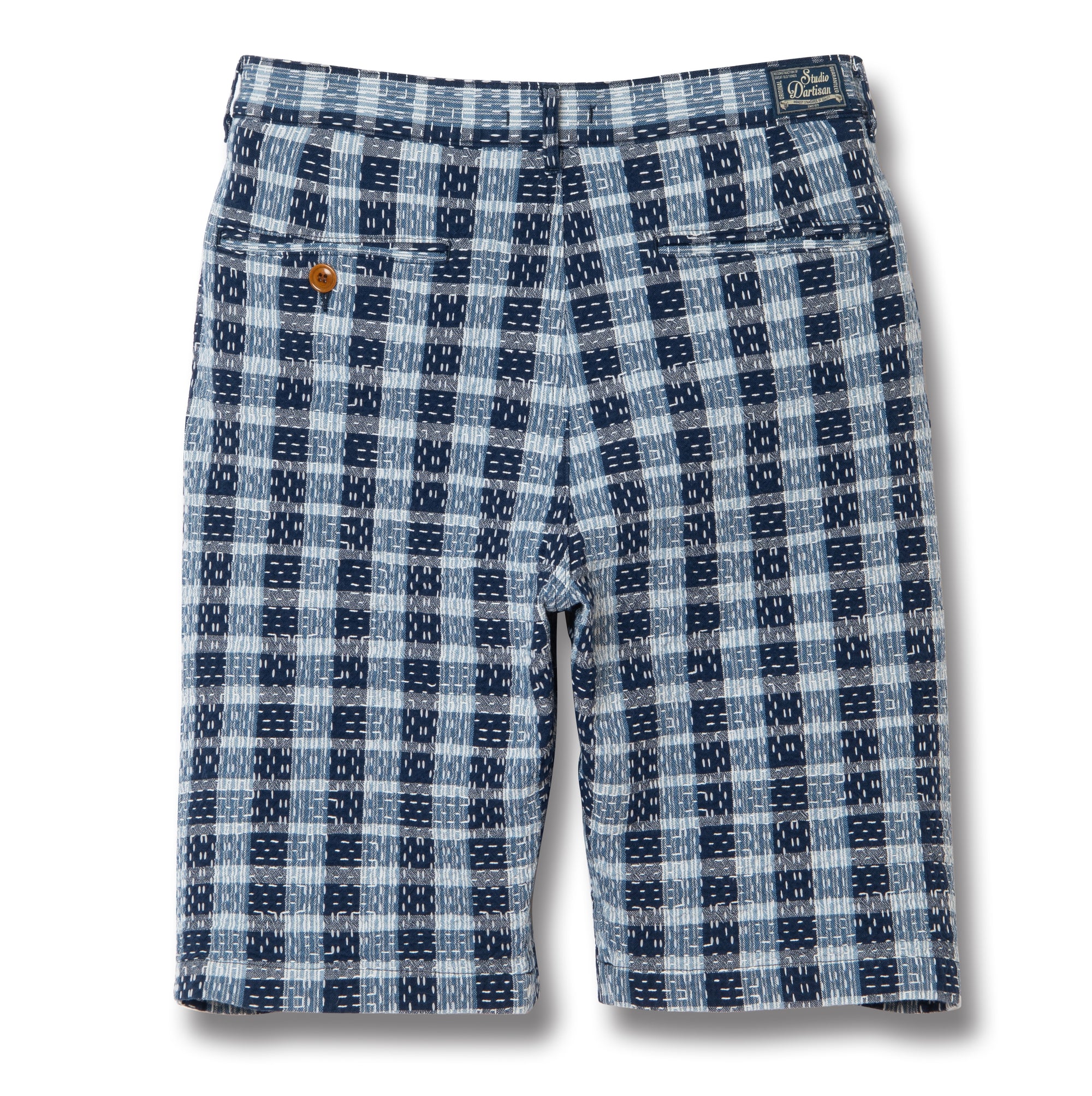 Studio D'Artisan "Indigo Noragi Sashiko" Shorts