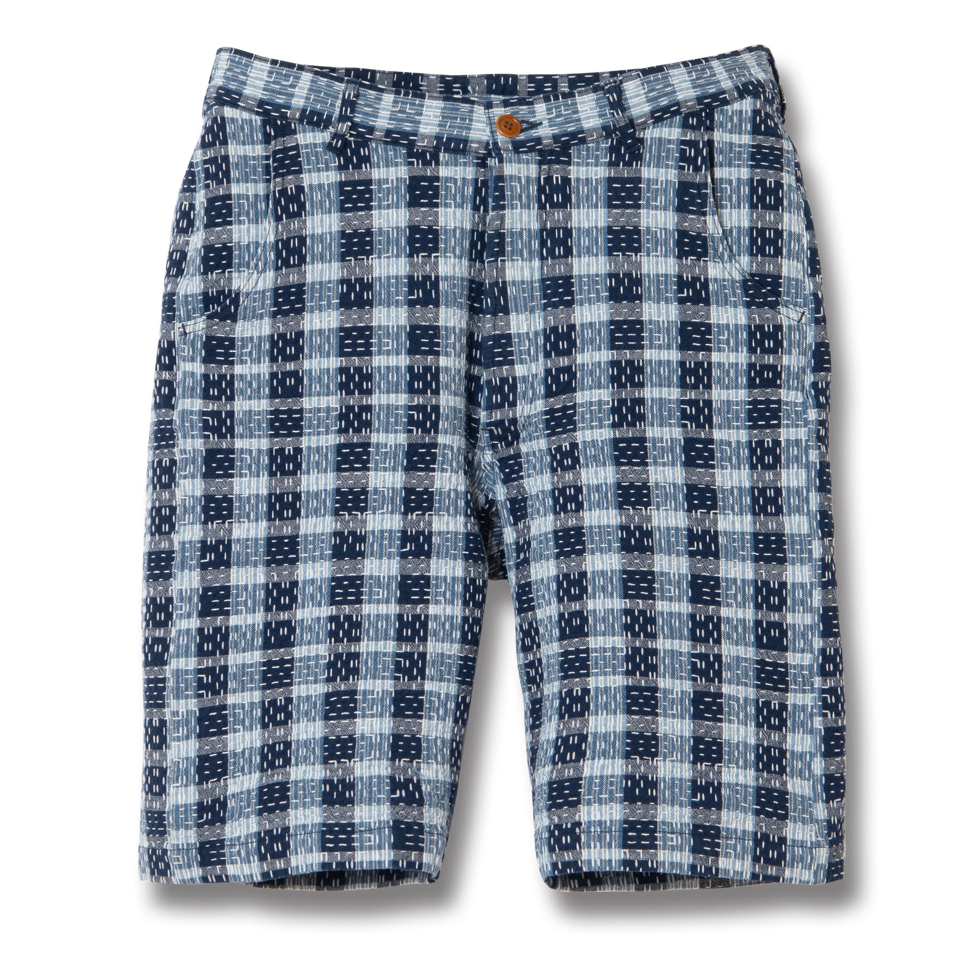 Studio D'Artisan "Indigo Noragi Sashiko" Shorts