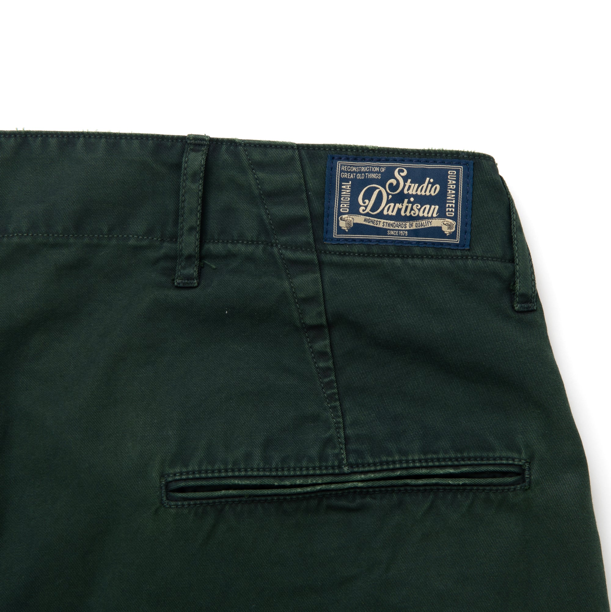 Studio D'Artisan Supima Cotton Chino Pants - Okayama Denim