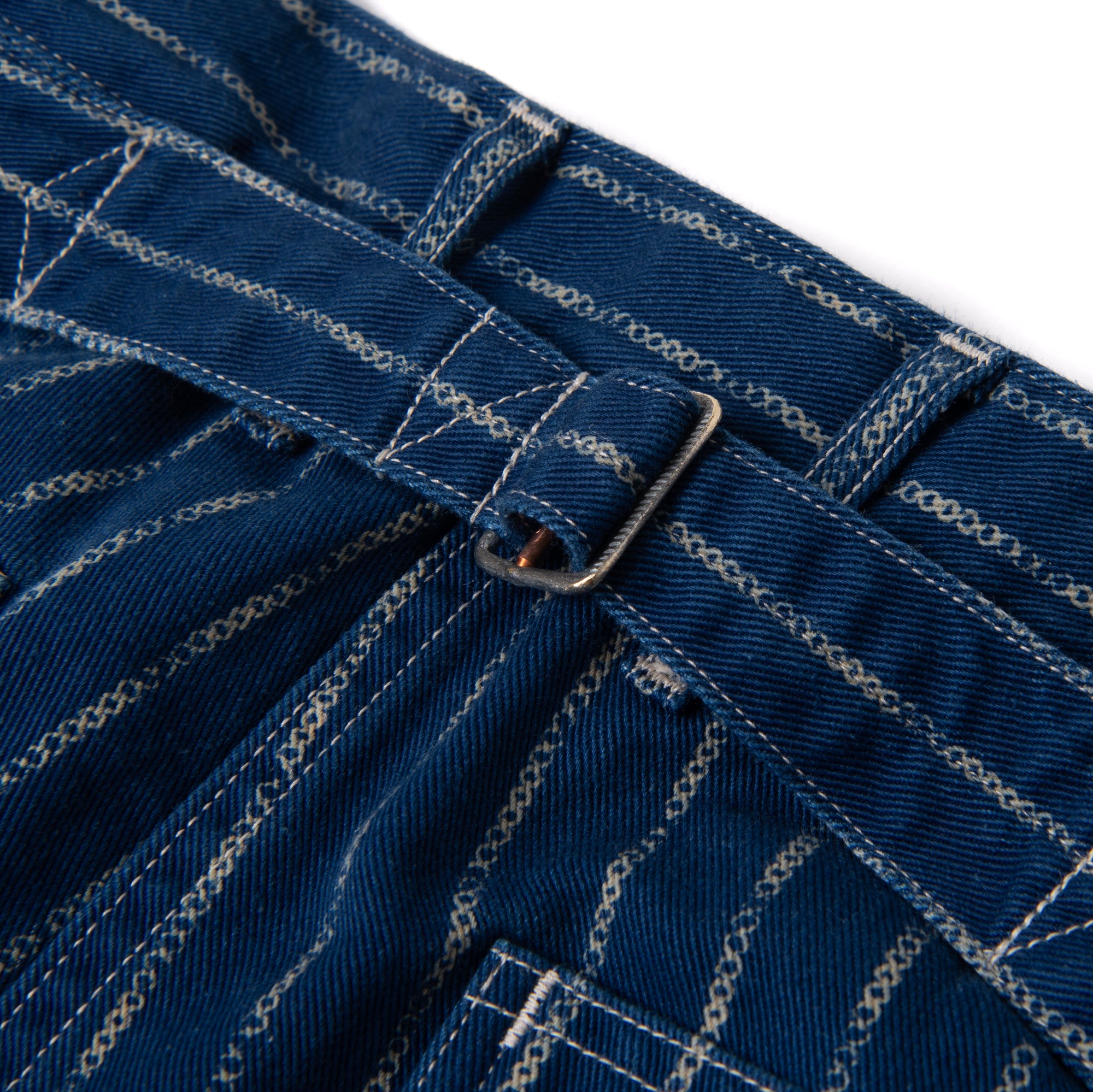 Studio D'Artisan Indigo "Ring Wabash" Pants (Wide Straight)