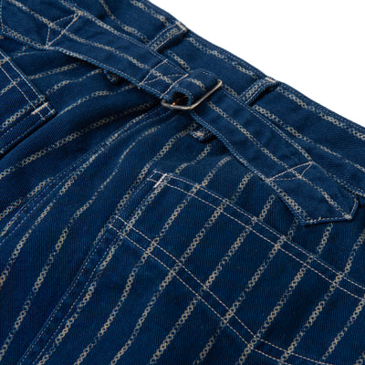 Studio D'Artisan Indigo "Ring Wabash" Pants (Wide Straight)