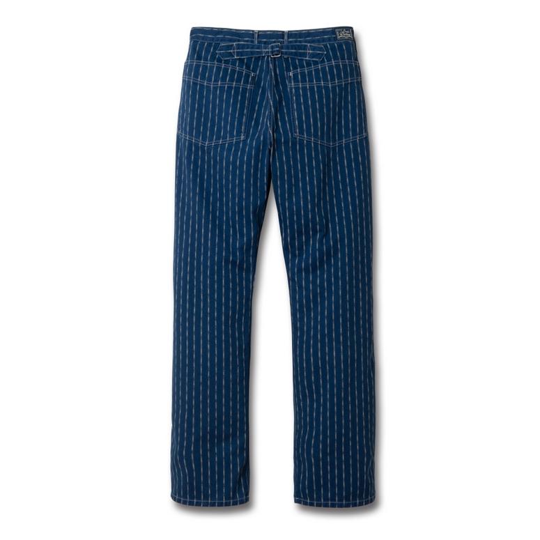 Studio D'Artisan Indigo "Ring Wabash" Pants (Wide Straight)
