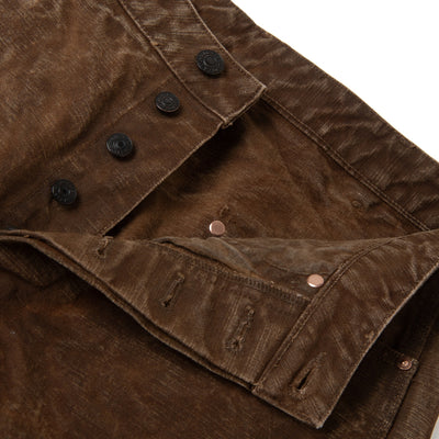 [Pre-Order] Studio D'Artisan Hand-dyed "Kakishibu-zome" Selvedge Jeans (Regular Straight)