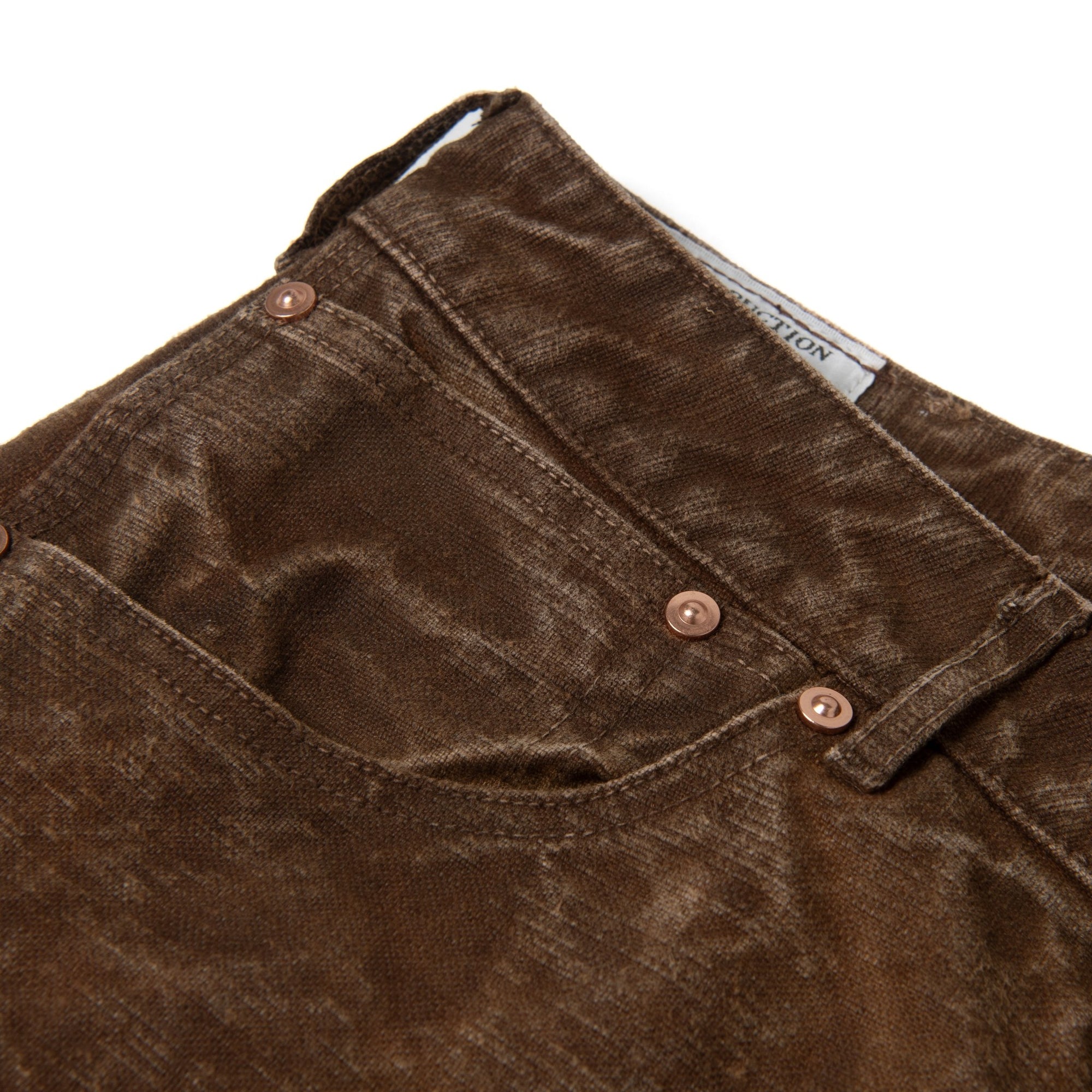 [Pre-Order] Studio D'Artisan Hand-dyed "Kakishibu-zome" Duck Work Pants