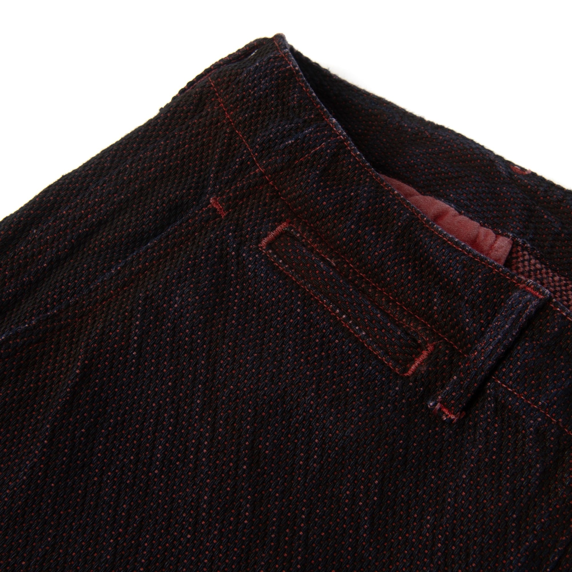 [Pre-Order] Studio D'Artisan "Bengara" Sashiko Pants (Regular Straight)