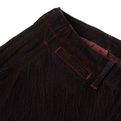 [Pre-Order] Studio D'Artisan "Bengara" Sashiko Pants (Regular Straight)