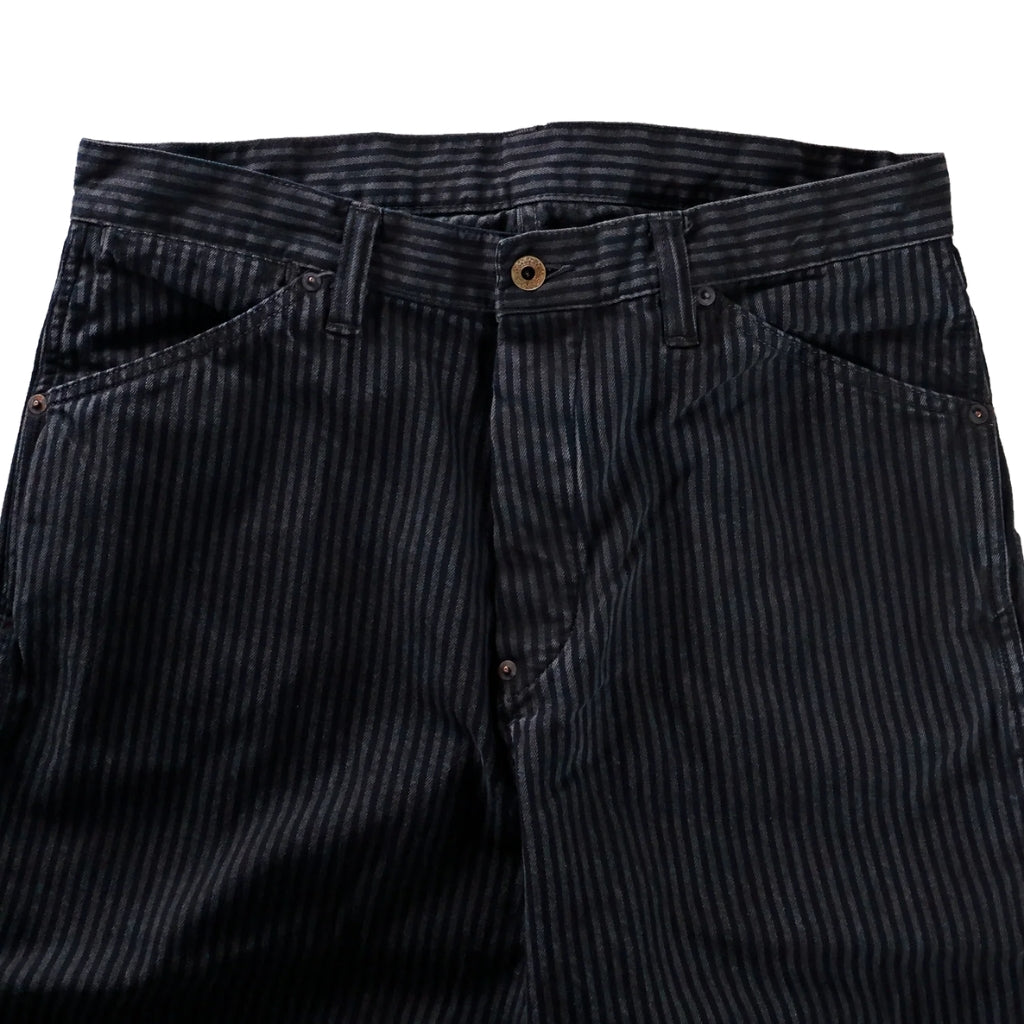 Fullcount Black Hickory Stripe Work Pants