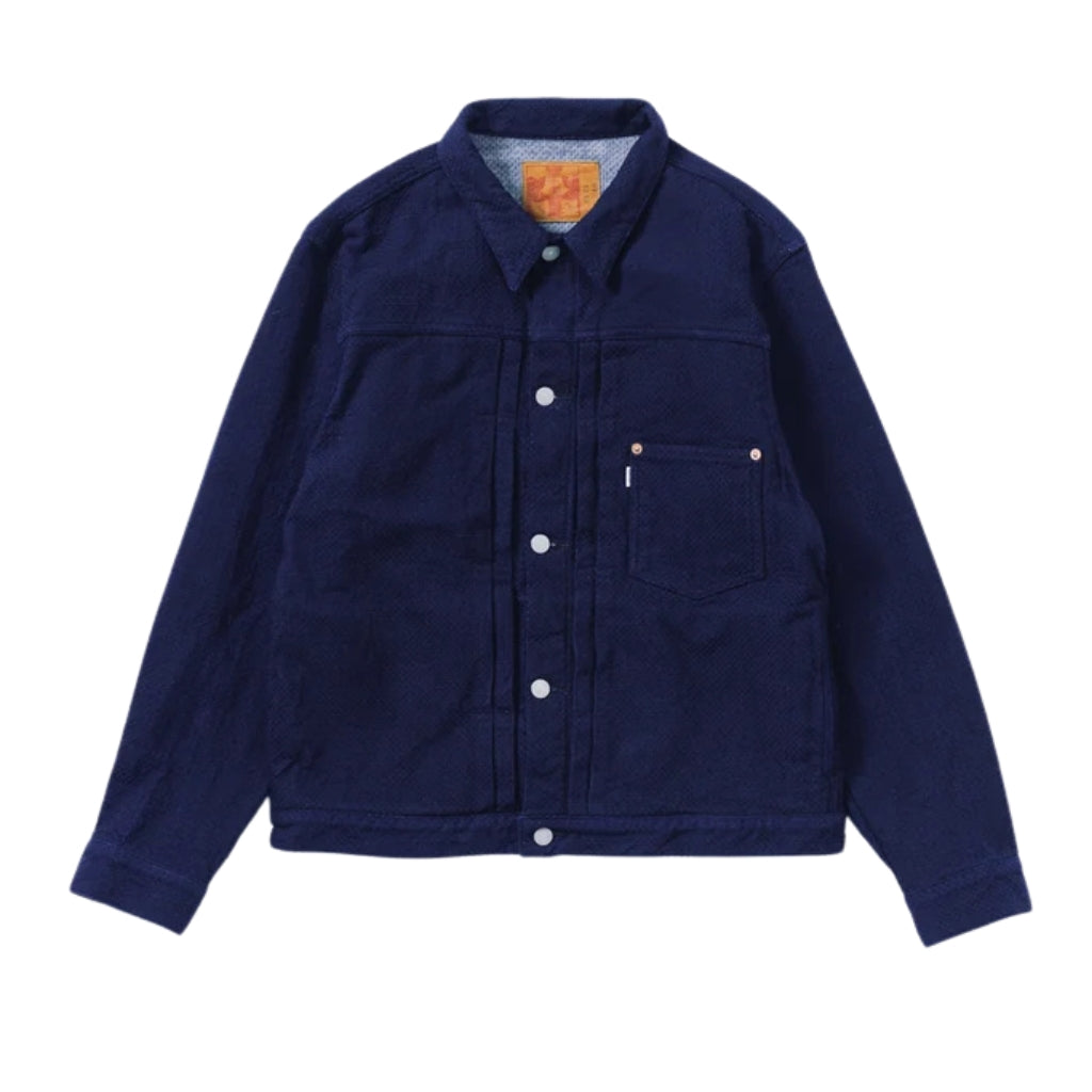 Omoto Denim 15oz. "Ori-Sashi" Sashiko Type 1 Jacket