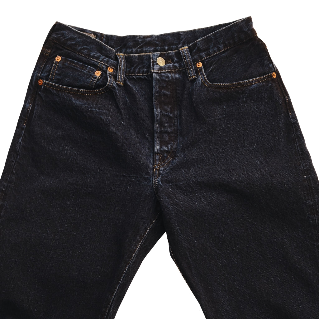 Omoto Denim 0815BCH 13.5oz. Sumi Overdyed Selvedge Jeans (Loose Straight)