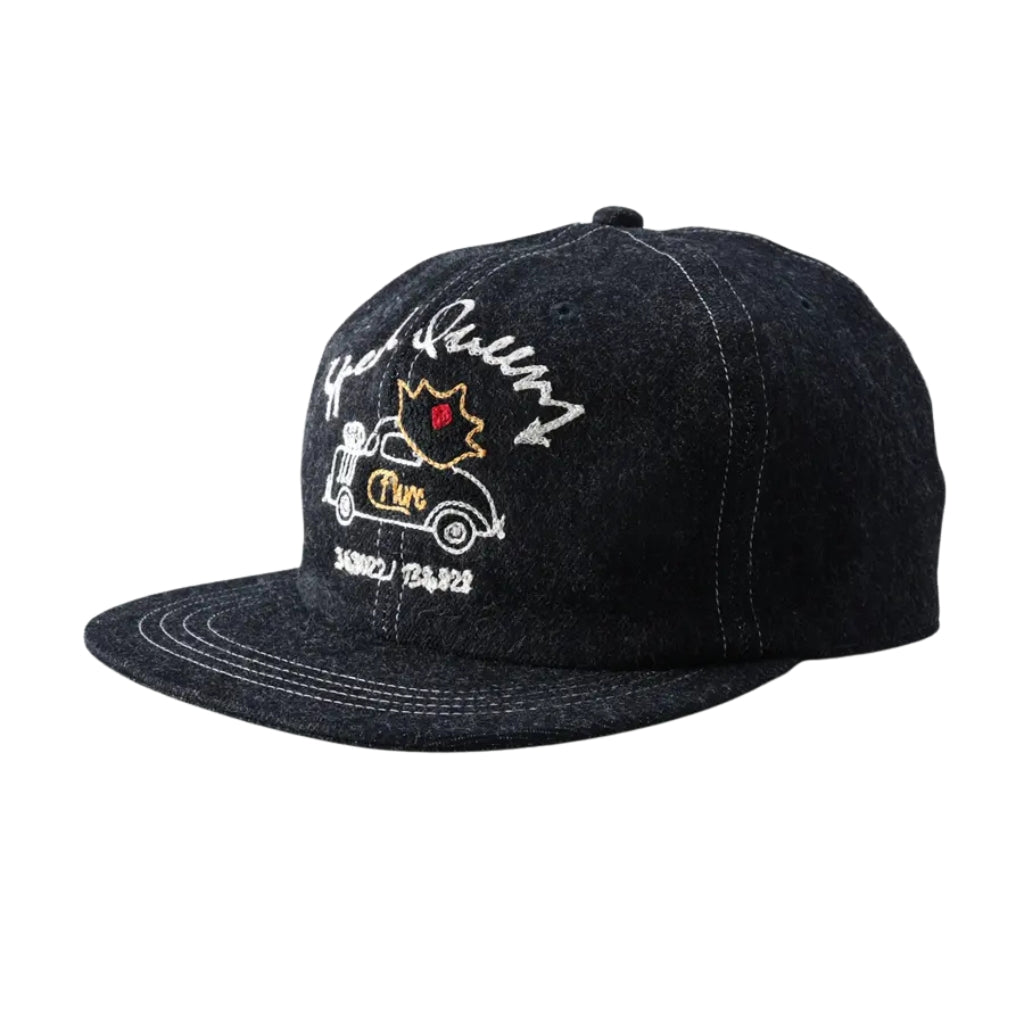 The Flat Head 12oz. Selvedge Denim Trucker Cap