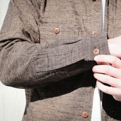 Samurai Jeans SMN25-01 Plain Flannel Work Shirt