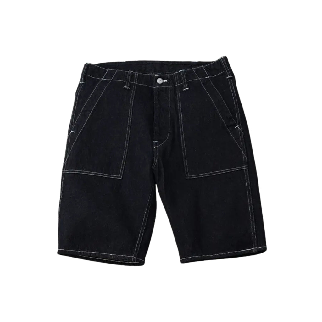 The Flat Head 12oz. Denim Baker Shorts - Okayama Denim