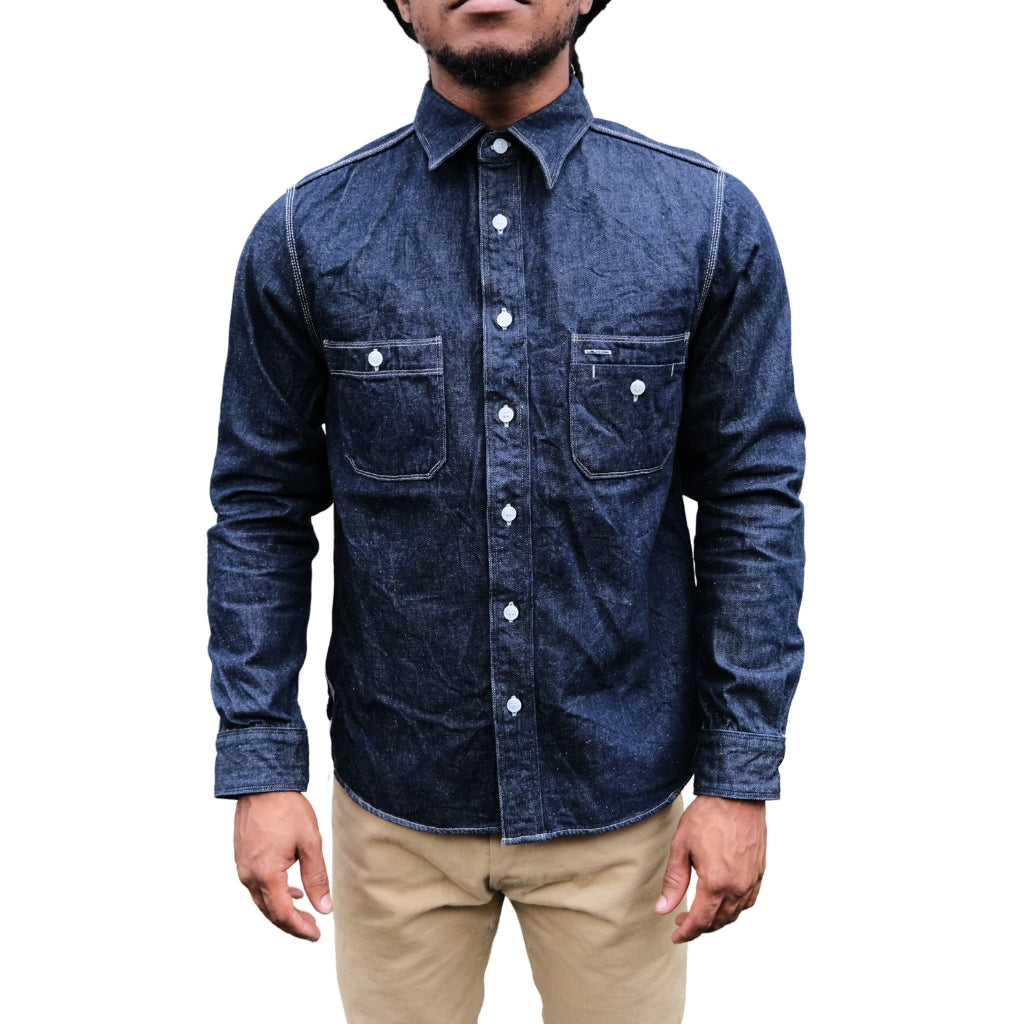 Samurai Jeans SJWS-SC02 10oz. Selvedge Denim Work Shirt