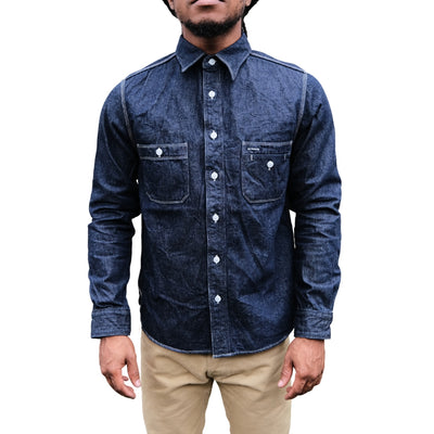 Samurai Jeans SJWS-SC02 10oz. Selvedge Denim Work Shirt