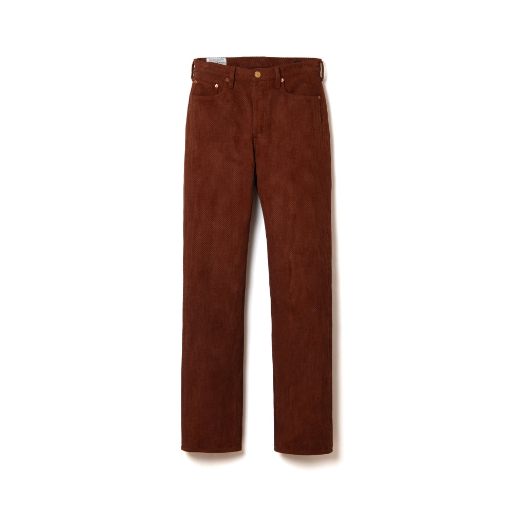 Studio D'Artisan "Amami Dorozome" Sashiko Pants (Brown)