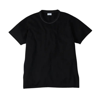 The Flat Head "Flying Wheel" Back Print Tee (Black)