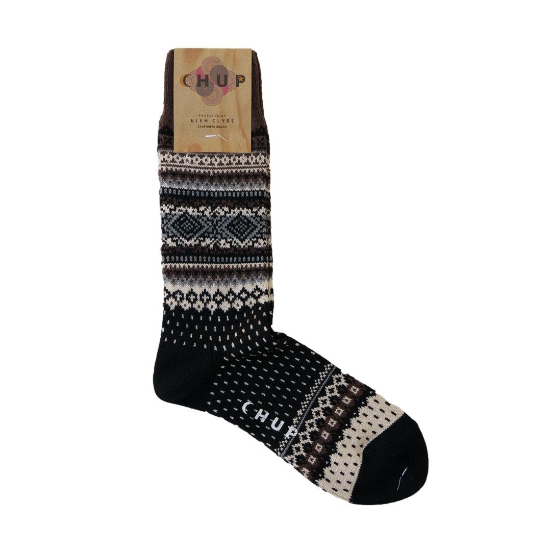 Chup Socks Log Home Raven Okayama Denim
