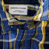 Samurai Jeans SIN23-01 Heavyweight Rope Dyed Indigo x Blue Flannel Shirt
