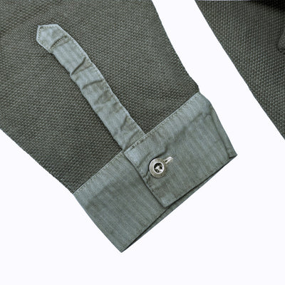 Soundman "Skane" Swedish Army L/S Henley (Green)