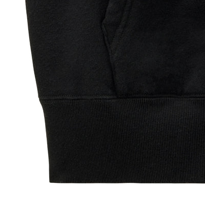 Momotaro Loopwheel Zip-up Hoodie (Black) - Okayama Denim