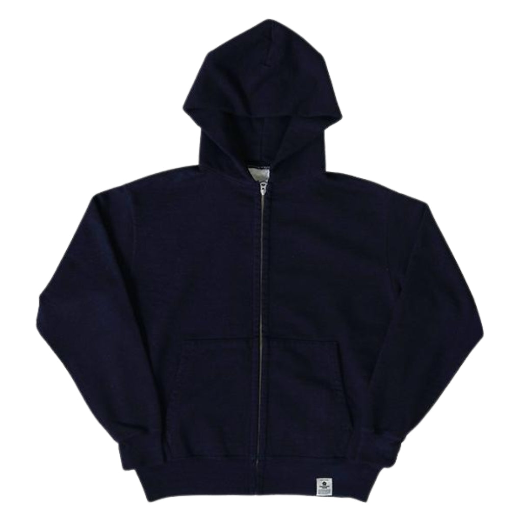 Momotaro Indigo Zip-up Hoodie