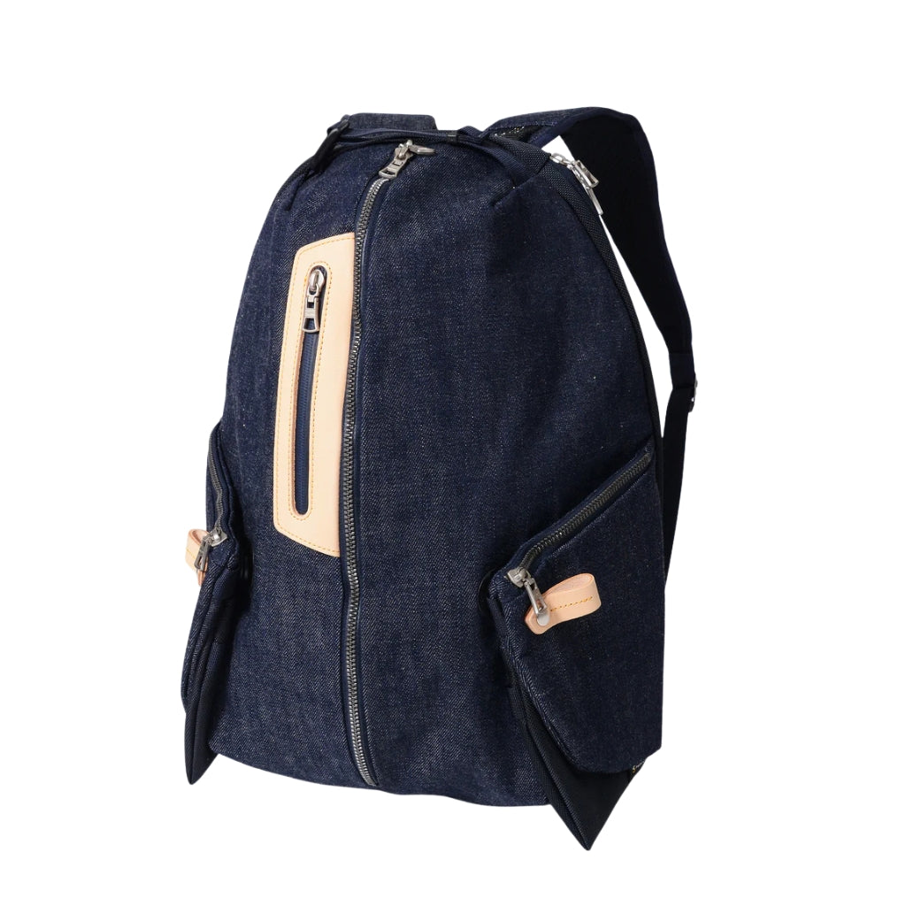 Master-piece x Fullcount "Super Smooth" Backpack - Okayama Denim