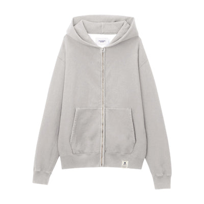 Momotaro Loopwheel Zip-up Hoodie (Gray)