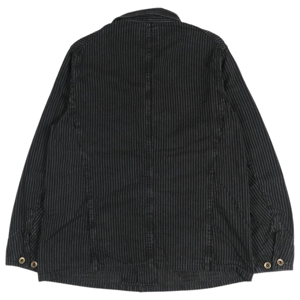 Fullcount Black Hickory Stripe Chore Jacket