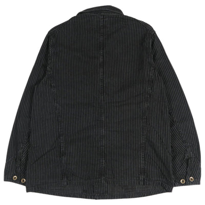 Fullcount Black Hickory Stripe Chore Jacket