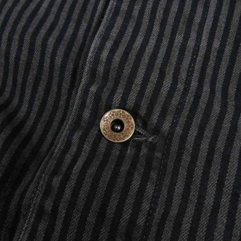Fullcount Black Hickory Stripe Chore Jacket