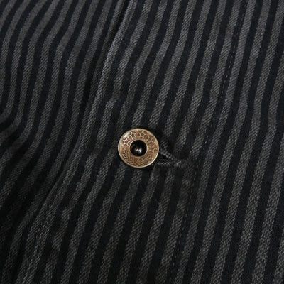 Fullcount Black Hickory Stripe Chore Jacket