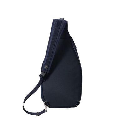 Master-piece x Fullcount "Super Smooth" Sling Bag - Okayama Denim